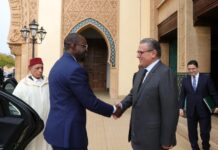 Monsieur le Chef du Gouvernement s’entretient avec son homologue sénégalais