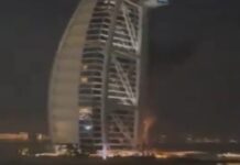 Dubaï : les débris d’un drone iranien provoquent un incendie au niveau de la façade de Burj Al Arab