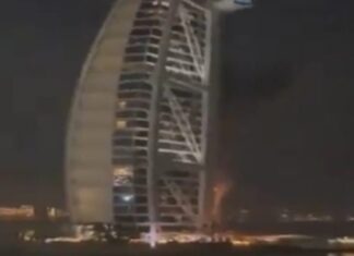 Dubaï : les débris d’un drone iranien provoquent un incendie au niveau de la façade de Burj Al Arab