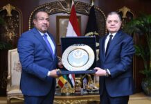 Visite du ministre de la sécurité en République Arabe d’Égypte