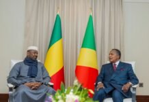 Moscou : le Président de la Transition s’est entretenu avec son homologue Denis Sassou-Nguesso